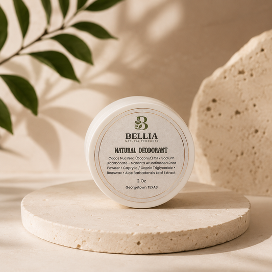 Natural Deodorant | Aluminum Free | Long- Lasting Odor Protection | Handmade with Clean Ingredients | 2 oz